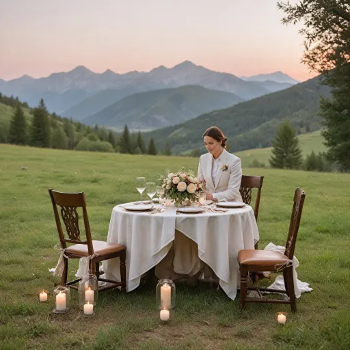 Refined mountain elopement packages at luxury guest ranches